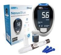GlucoRx Nexus Blue Blood Glucose Monitoring System (Bluetooth)