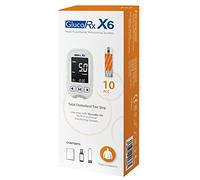 GlucoRx X6 Total Cholesterol Test Strips (10)