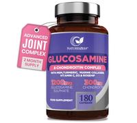 Glucosamine and Chondroitin High Strength - 180 Capsules for Men & Women | 11-in-1 Joint Support Supplement with MSM, Turmeric, Marine Collagen, Vitamin C & Rosehip | 2-Month Joint Care Supply