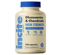 Glucosamine and Chondroitin High Strength Complex with MSM, Vitamin C, Ginger, Rosehip & Turmeric - 120 Premium Capsules Joint Car