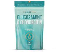 Glucosamine and Chondroitin with Vitamin C | Anti-inflammatory, Osteoarthritis, Cartilage Support | Premium Quality GMP UK Certified Clean Complex | Support | SPIRIT VITALE