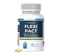 Glucosamine Capsules, Vegan Chondroitin, MSM Complex | Advanced 7-in-1 Joint Support with Boswellia, Turmeric & Vitamin C | 60 Capsules | Flexi Pact by Nutripact