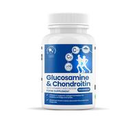 Glucosamine & Chondroitin: 120 Capsules - Supplement with High Strength 705mg Glucosamine Sulphate with 60mg Chondroitin Sulphate, Vitamin C, Calcium for Bone & Joint Support, Made in UK, GMO Free