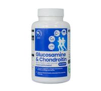 Glucosamine & Chondroitin Capsules with Vitamin C - Joint & Cartilage Support Supplement | Supports Mobility, Flexibility & Collagen Formation | 120 Capsules (40 Days Supply) | Made in UK