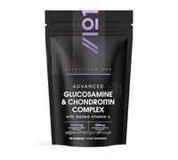 Glucosamine & Chondroitin Complex - 90 Capsules - with MSM, Boswellia, Rosehip, Ginger & Turmeric - Made from Pasture Raised, Grass-Fed Bovine (45 Day Supply) by Alpha01