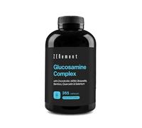 Glucosamine and Chondroitin Complex, 365 High Strength Capsules (1 Year Supply) | with MSM, Boswellia, Bamboo & Quercetin | Maintains Normal Joint Cartilage | Zenement
