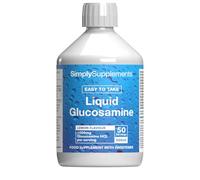 Glucosamine Liquid Formula | Fast-Acting & Easy to Take | Natural Lemon Flavour | 50 Servings = 50 Days' Supply | 1000mg Glucosamine HCl Strength | Manufactured in The UK to GMP Standards