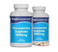 Glucosamine Sulphate 2KCL 1500mg | Supports Active Lifestyles | Marine Sourced | 180 Tablets = 6 Months' Supply | Manufactured in The UK in Accordance with GMP Standards