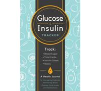 Glucose & Insulin Tracker: Track Blood Sugar, Total Carbs, Insulin Doses and Notes | A Health Journal for Managing Diabetes, Monitoring CBG, Carbohydrate Intake & Medications