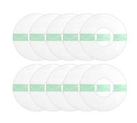 Glucose Sensor Patches,Clear Waterproof Libre Sensor Covers 10 | No Glue The Center, Contin-uous Glucose Monitor Device Protector Keep Long Stay