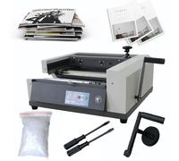 Glue Binding Machine, Automatic Hot Melt Gluing for A5 A4 A3, 500 Sheets Capacity, Electric Thermal Book Binding for Photo Albums, Notebooks, Documents