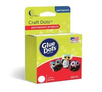 Glue Dots Craft Roll, Contains 200 (.5 Inch) Adhesive Craft Dots (08165)