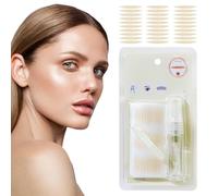 Glue-Free Ultra Natural Invisible Double Eyelid Sticker, Waterproof Invisible Eyelid Tape for Hooded Eyes, Invisible Eyelid Lifter Strips for Women Girls (M: 2.4 * 0.3cm)