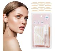 Glue-Free Ultra Natural Invisible Double Eyelid Sticker, Waterproof Invisible Eyelid Tape for Hooded Eyes, Invisible Eyelid Lifter Strips for Women Girls (L: 3 * 0.6cm)