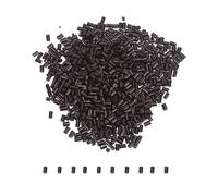 Glue Granules 100g Brown Hair Extension Fusion Beads, Italian Hot Melt for Bonding Hair Extensions, Odorless Low - Drip Formula for Salon and Home Use