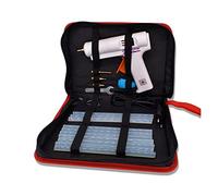 Glue Gun, Glue Gun Set 150W Temperature Adjustment with 3Pcs Leak-Proof Pure Copper Nozzle Professional Silicone Gun Quick Heating for Home DIY, Christmas Gifts, Crafts,Anti-drip