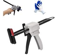 Glue Gun, Toothpaste Tube Squeezer, 704 Universal Dispenser, Adjustable Extruder Applicator for Silicone and Adhesives