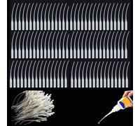 Glue Micro Tips,Precision Glue Applicators,Micro Dispenser,for DIY Crafting Lab Adhesive Dispensing,8 CM,210 Pcs