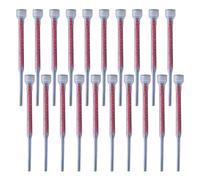 Glue Mixing Nozzle - Pack of 20 Resin Applicator for Application and Processing - Adhesive Application System - For Building Reinforcement and Concrete Crack Repair in Engineering