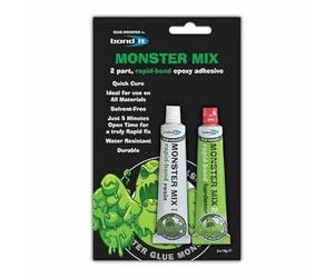 Glue Monster Mix 2 Part Epoxy Adhesive 2x 14g Bonding Multi Purpose DIY Resin Rapid Curing General Purpose Adhesive And Encapsu