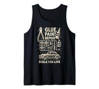Glue Paint Repeat Scale Model Builder Hobby Design Tank Top