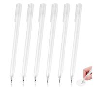 Glue Pens, 6Pcs Quick Dry Glue Pens for Crafting Precision Liquid Fine Tip Glue Sticks Adhesive Fabric Pen for Die-Cuts Card Making Papercraft Cap Notebook Handmade Stationery DIY School Office