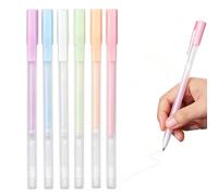 Glue Pens, 6Pcs White Quick Dry Glue Pens for Crafting - Precision Liquid Fine Tip Adhesive Pen Set for Scrapbook, Card Making, Paper Crafts, Notebook & Fabric DIY Projects