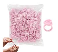 Glue Rings - Eyelash Extension Glue Holders, 100pcs Adjustable Cups | Eyelash Rings for Professional Lashing Kits, Suitable for Ink, Lip Products and Applying False Eyelash