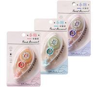 Glue Roller Tapes,6m x 8mm Adhesive Glue Tape 3 Pcs, Adhesive Tape Transparent Glue Dispenser Roller Applicator Tape Pens Adhesive Tape Pen Dispenser Mouse for Crafting Cards.