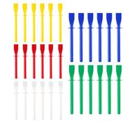Glue Spreaders - ShiningUU 30pcs 11cm Plastic Glue Applicators, Reusable Glues Applicator for Tile Adhesive, PVA Glues, Filler, School & Art Crafts (Red/Blue/Green/Yellow/White)