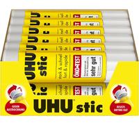 UHU Stic Glue Stick Solid Washable Non-toxic 21g Ref 45611 [Pack of 12]