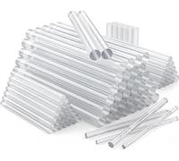 Glue Sticks 7mm & 11mm for Hot Glue Gun, Universal Transparent Hot Melt Adhesive Refills, Strong Clear Bond, Fast Melting Craft Glue for DIY Crafts (7mm x 300mm - Pack 50.)