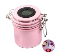 Glue Storage Jar - Stainless Steel Eyelash Glue Organizer | Clear Durable Container For Easy Storage & Quick Access | LAASH GLUEE EARTH | Lash Gllu