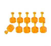 Glue Tabs Set 10pcs for Auto Body Dent Removal Compatible with Common Pulling Equipment on Vehicles and Appliances (S)
