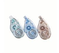 Glue Tape - 6 Pcs 5mm x 8m Double-Sided Glue Tape Roller, Transparent Adhesive Tape Dispenser for DIY Crafting, Gift Wrapping, School, and Home Projects