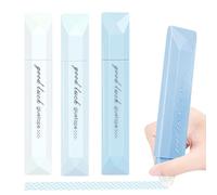 Glue Tape for Scrapbooking | 4-Piece Sticky Double Sided Craft Supplies | Double Sided Tape Runner Glue Dispenser - for Card Making Crafting Wrapping Packaging Art Projects