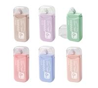 Glue tape roller (6 Pack), 6m x 6mm Double Sided Adhesive Roller Glue Roller Tape Roll, For Crafts, Card Making, Photos, Journaling and Scrapbooking