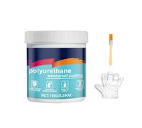 Glue With Brush, Polyurethane Sealant Agent, Weather Resistant Sealant,Invisible Agent With Brush And Gloves, Super Strong Invisible Anti-Leakage Agents For Home Bathroom Roof