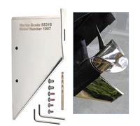 GlückMarine 27021 Boat Skeg Safe Repair Guard Fits MerCruiser Alpha 1 1985-1990 Stern Drive Marine Models Material Stainless Steel