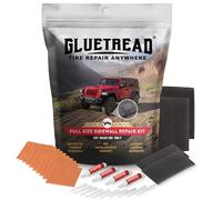 GlueTread Full-Size 4x4 Sidewall Tire Repair Kit | Sidewall Tire Patch Kit Puncture Repair Kit for Off-Road 4x4 Vehicles | Improved Rubber Formula No Accelerator Needed 10 Minutes Curing Time