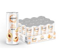 GLUG! 100% Peach Fruit Juice, Healthy Juice Drink With No Added Sugar (12X320ML)