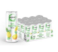 GLUG! 100% Pineapple Fruit Juice, Healthy Juice Drink With No Added Sugar (12X320ML)