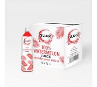 GLUG! 100% Watermelon Fruit Juice, Healthy Juice Drink With No Added Sugar (6X1L)