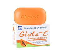GLUTA-C Anti -Aging Skin Whitening FACE & BODY Soap ,Glowing Skin, Fairer Skin Tone, Anti-Acne, Lightens Dark spots & Blemishes with VITAMIN-C & Papaya Enzymes 135gms