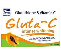 GLUTA-C PAPAYA Whitening Bar Soap Glutathione & Vitamin C 135 Gram Bar by Gluta-C