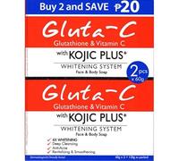 GLUTA-C With Kojic Plus+ Face & Body Soap Twin Pack 60gx2