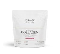 Glutacell™ Peptides Collagen Pro Beauty by DR-D Longevity - Hydrolysed Type 1 & 3 Collagen Peptides with Glutathione & Vitamin C, High Bioavailability, Vanilla Berry, 30 Sachets