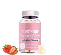 Glutathione Collagen Glow Gummies for Dark Spot,G-lutathione Collagen Glow Gummies,60 Pieces/Bottle Korea GluTAThione Gummies,Korean C-oLLagen G-ummies (1)