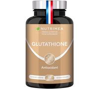 Glutathione - Reduced to 98% - Formula with Precursors Including NAC + Vitamin C - 90 Vegan Capsules - Nutrimea - Made in France