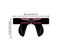 Glute Stimulator - 6 Modes 18-Level Hip Trainer Equipment | Electronic Muscle Toner | for Workout Home Gym Pilates Yoga Office Travel Camping